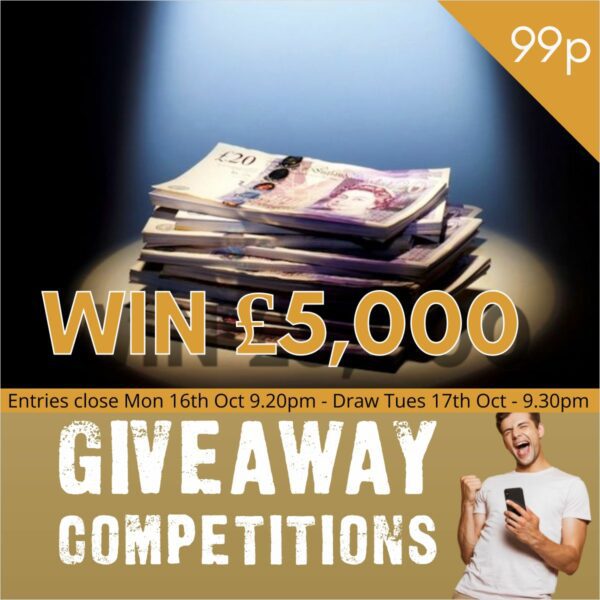 Win 5,000 for 99p