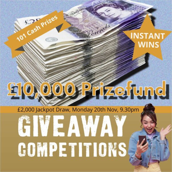 Win 10 grand with Giveaway Competitions