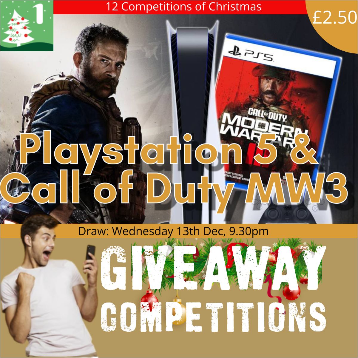 PS5 + Call of Duty Modern Warfare 3 - Giveaway Competitions