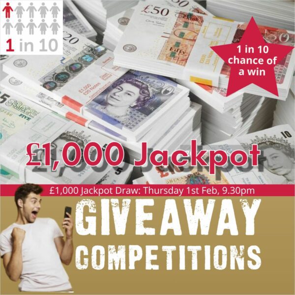 £1000 Greater odds and 32 chances to win your money back