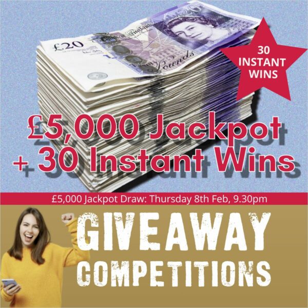 Win £5000 cash tax free