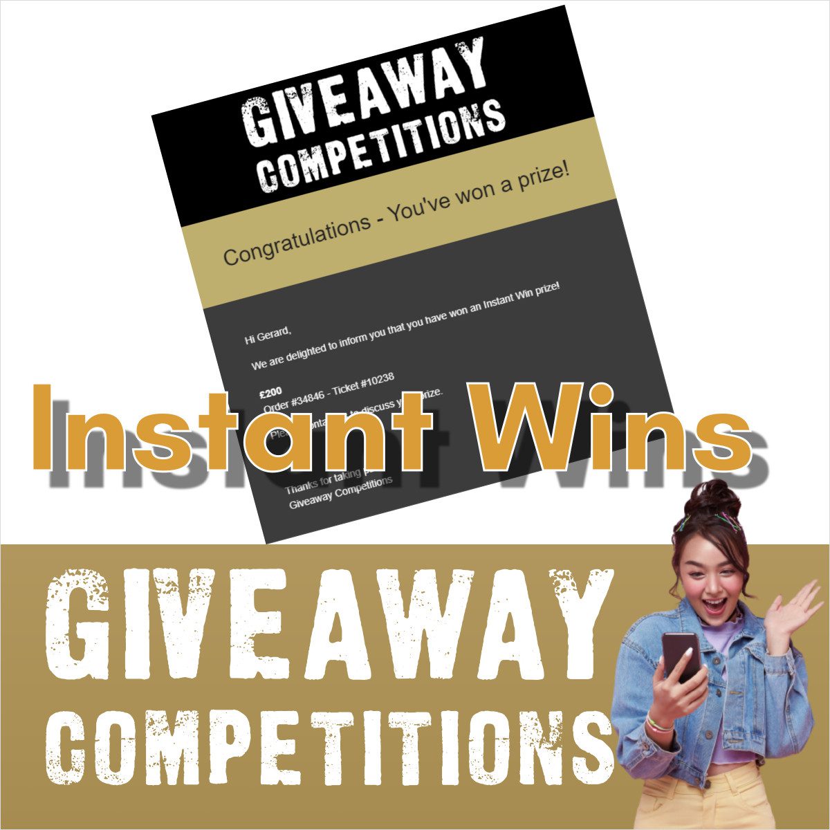 Instant Win Cash Competitions