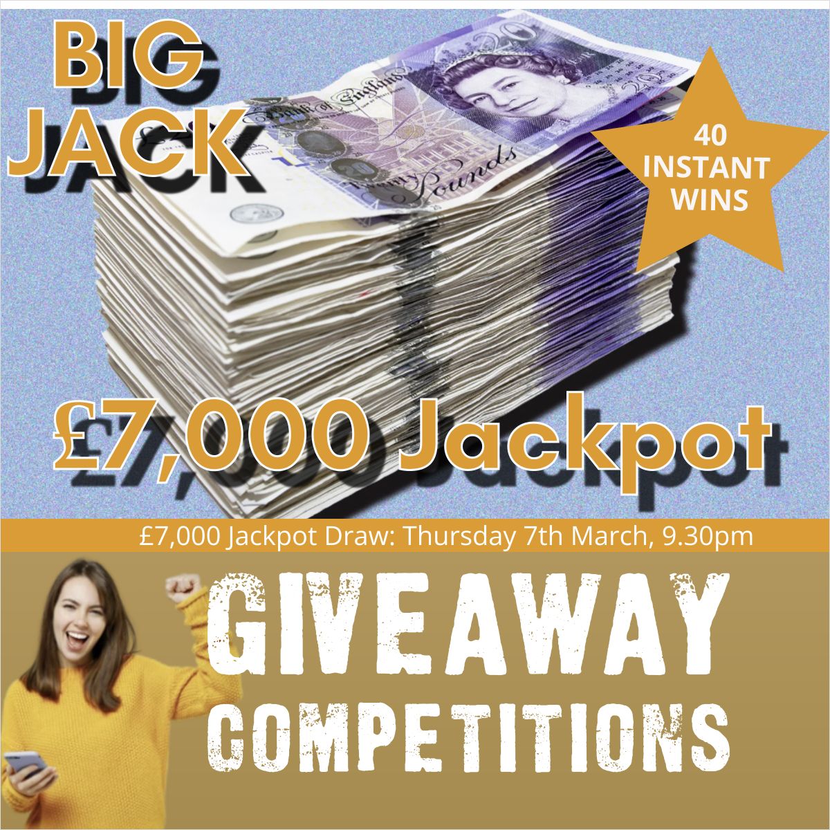 £7000 instant win competitions