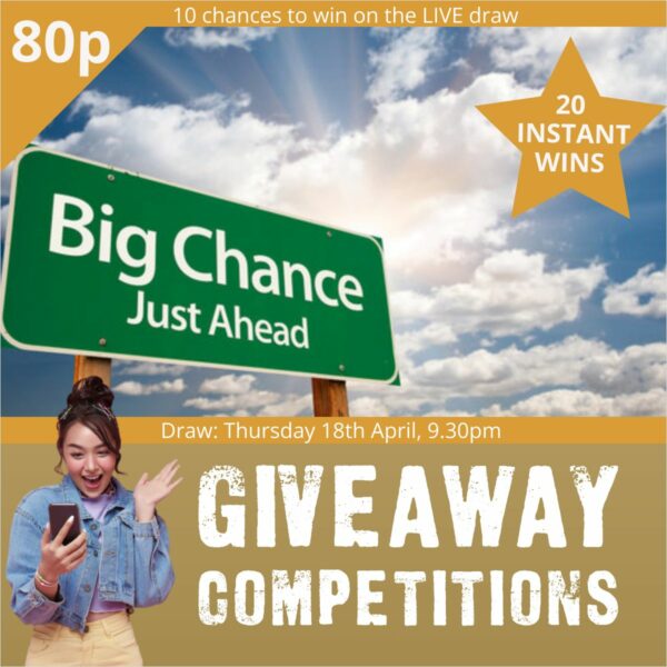 Big Chance - 2 X £500, 8 Lucky Misses & 20 instant wins for 80p