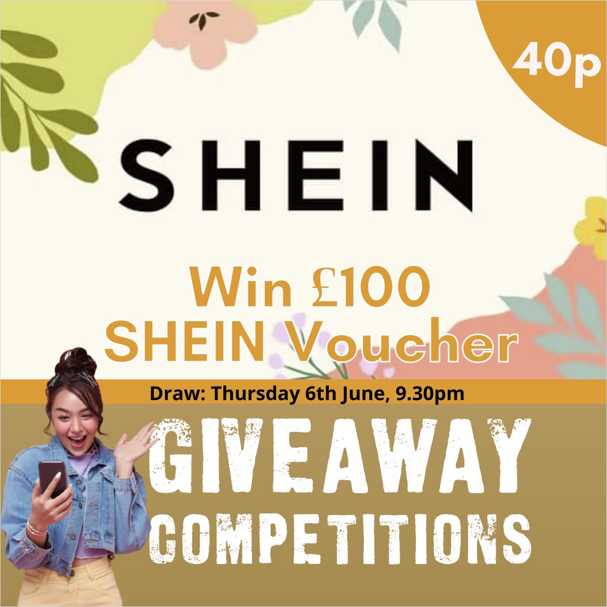 100 Shein Voucher 4 Lucky Misses