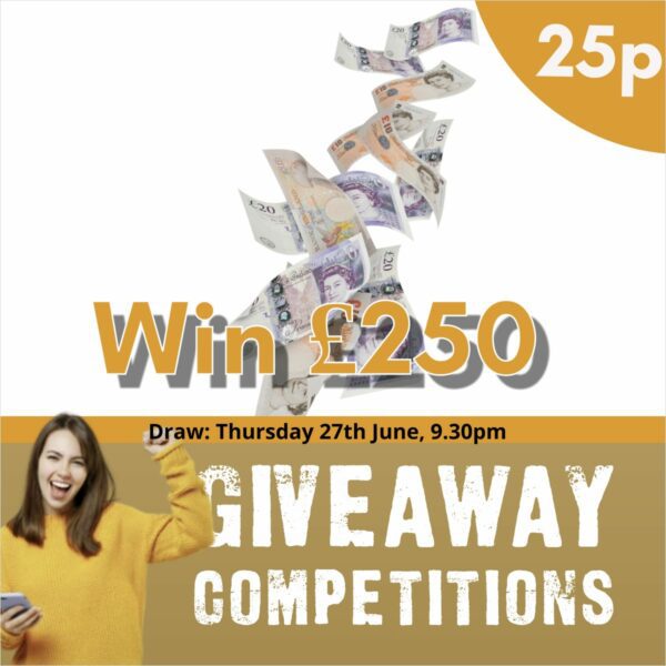 £250 For 25p + 4 Lucky Misses