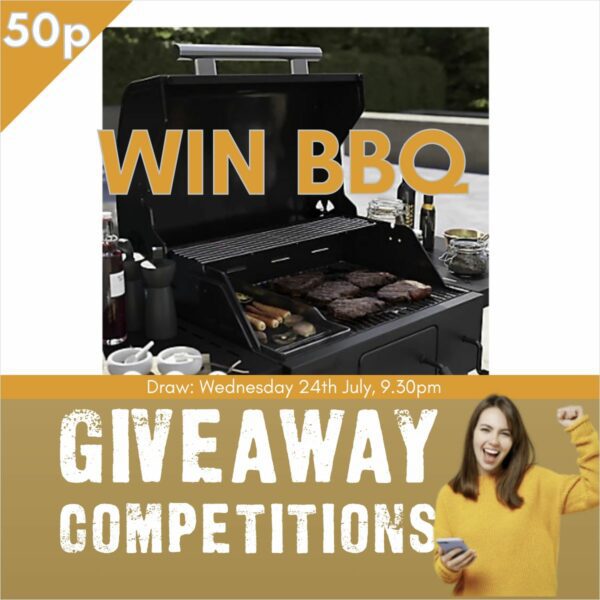 GoodHome Etowah Black Charcoal BBQ for 50p