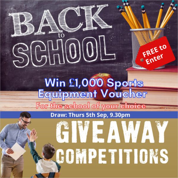 WIN £1000 Sports equipment for your school