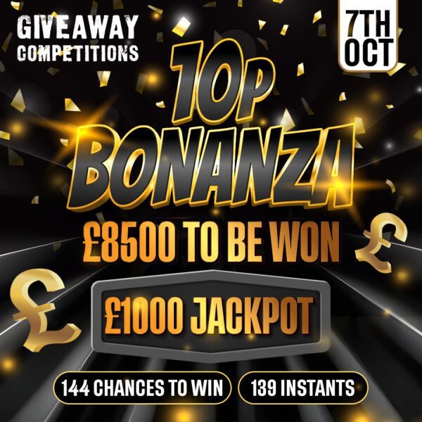 10p Bonanza - £8500 to be Won