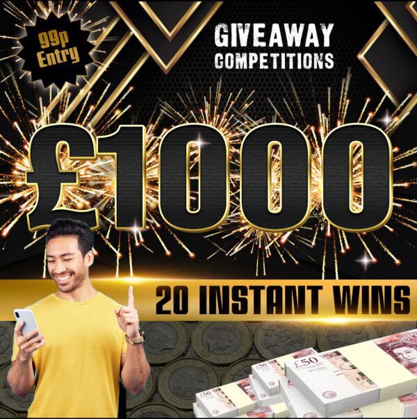 £1000 for 99p plus 20 instant wins