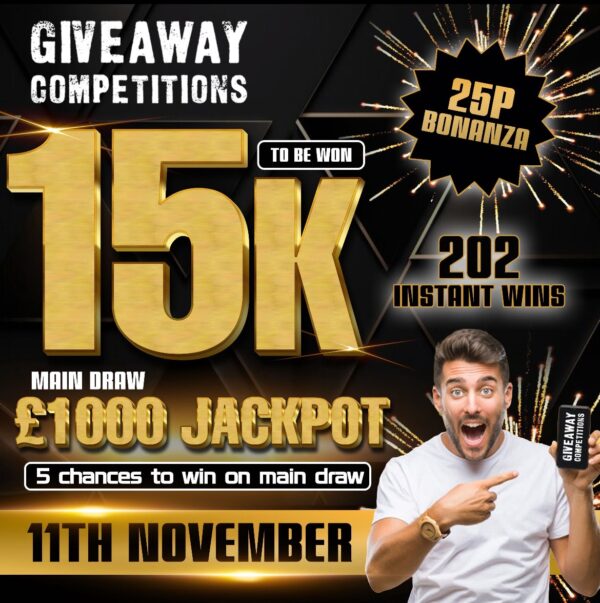 25p Bonanza - 15K Cashfund