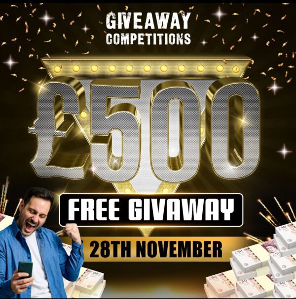 £500 Free Giveaway