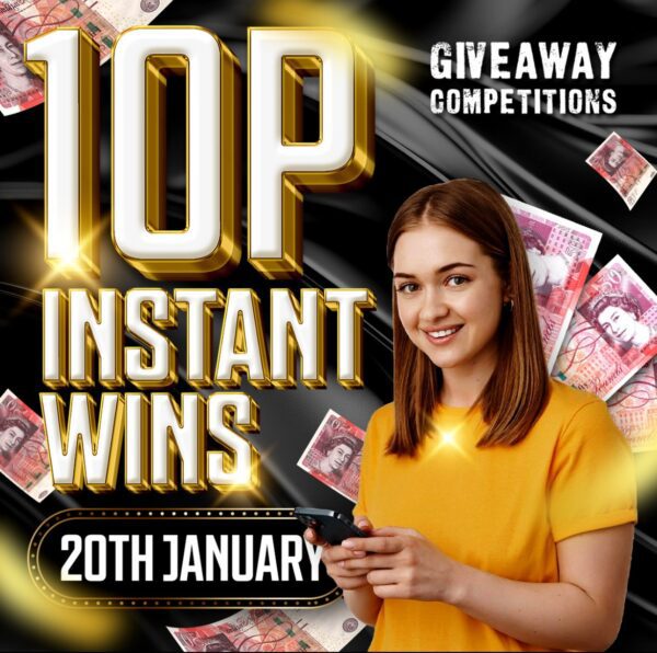 170 Chances to win for 10p