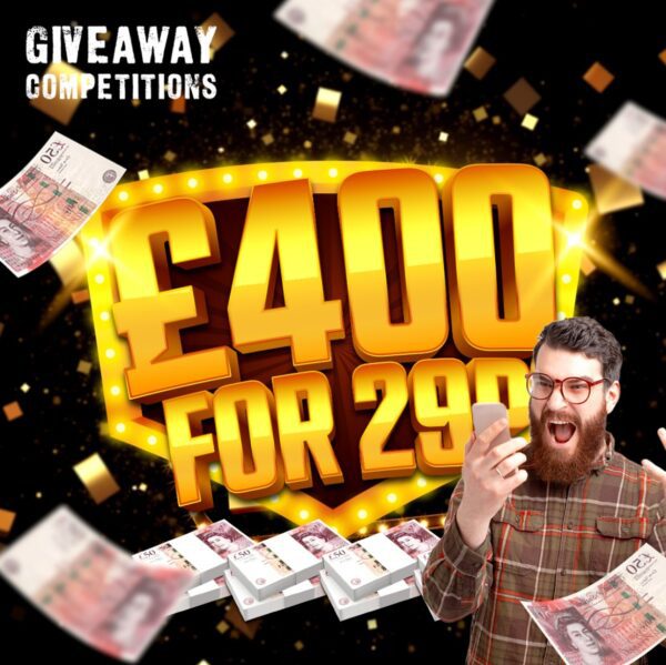 Win £400 for 29p