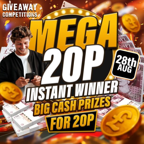 Mega 20p Instant winner