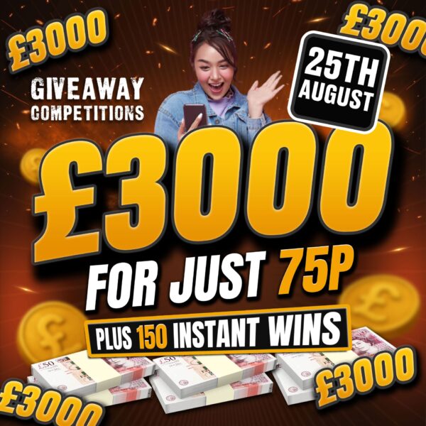 £3000 for 75p plus 150 instants