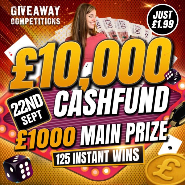 10k Cash Fund - 130 chances to win